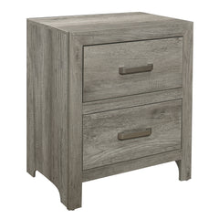 Mandan Weathered Gray 5-Piece Queen Bedroom Set - Ornate Home