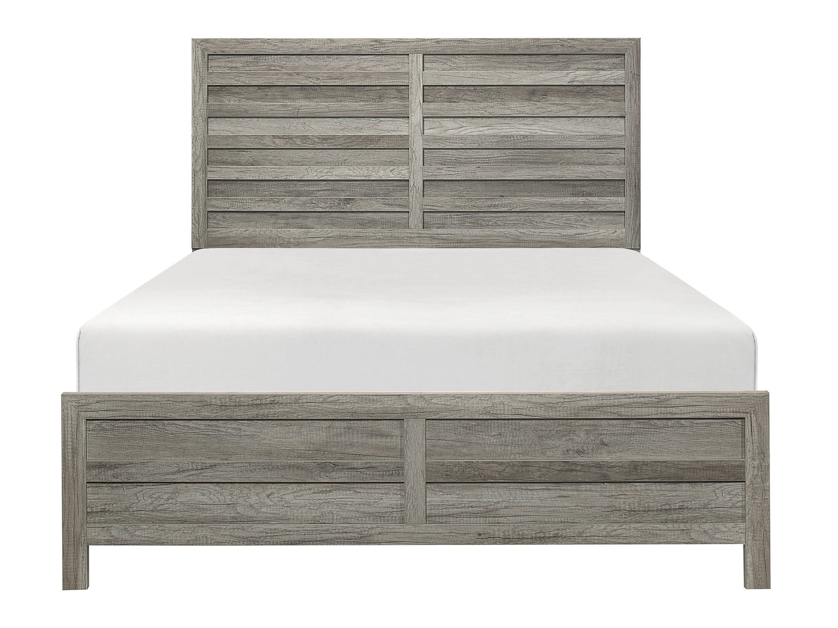 Mandan Weathered Gray California King Bed - Ornate Home