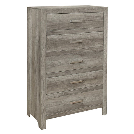 Mandan Weathered Gray Chest - Ornate Home