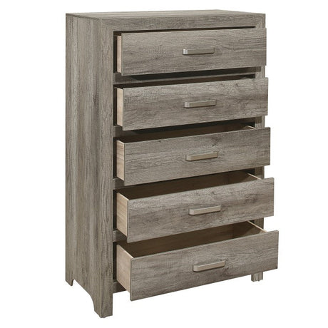 Mandan Weathered Gray Chest - Ornate Home