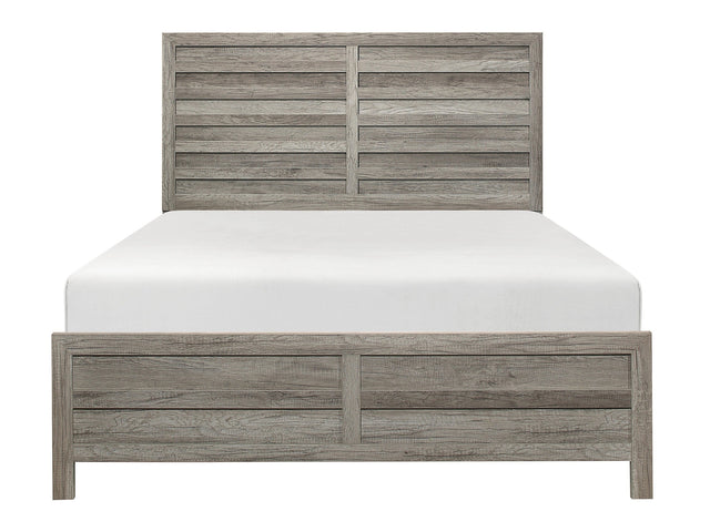 Mandan Weathered Gray Full Bed - Ornate Home