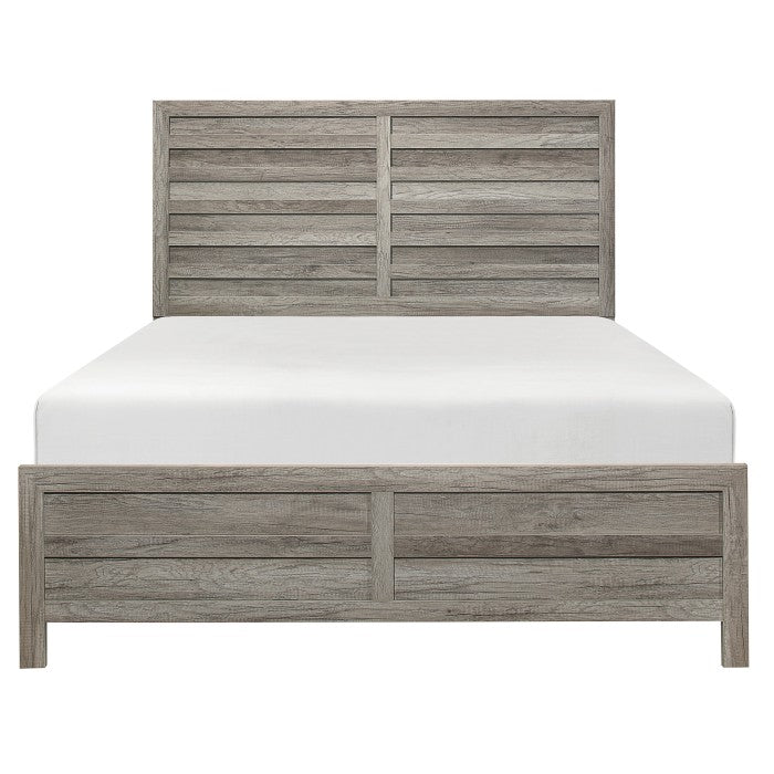 Mandan Weathered Gray Full Bed - Ornate Home