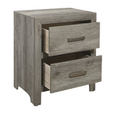 Mandan Weathered Gray Nightstand - Ornate Home