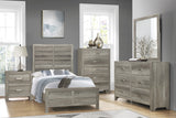 Mandan Weathered Gray Twin Bed - Ornate Home