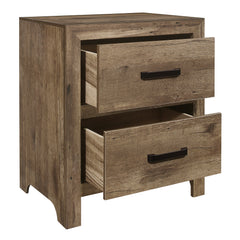Mandan Weathered Pine 5-Piece Queen Bedroom Set - Ornate Home