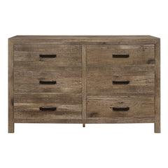 Mandan Weathered Pine 5-Piece Queen Bedroom Set - Ornate Home