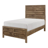 Mandan Weathered Pine 5-Piece Twin Bedroom Set - Ornate Home