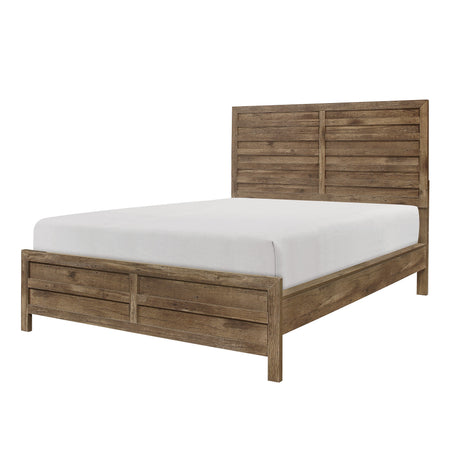 Mandan Weathered Pine Eastern King Bed - Ornate Home