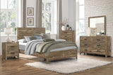 Mandan Weathered Pine Eastern King Bed - Ornate Home