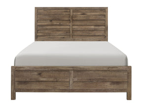 Mandan Weathered Pine Full Bed - Ornate Home