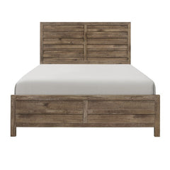 Mandan Weathered Pine Full Bed - Ornate Home