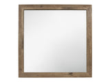 Mandan Weathered Pine Mirror - Ornate Home