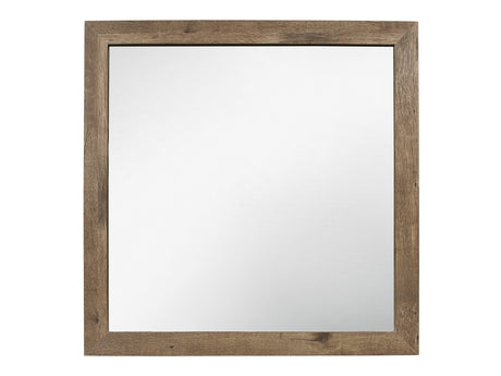Mandan Weathered Pine Mirror - Ornate Home