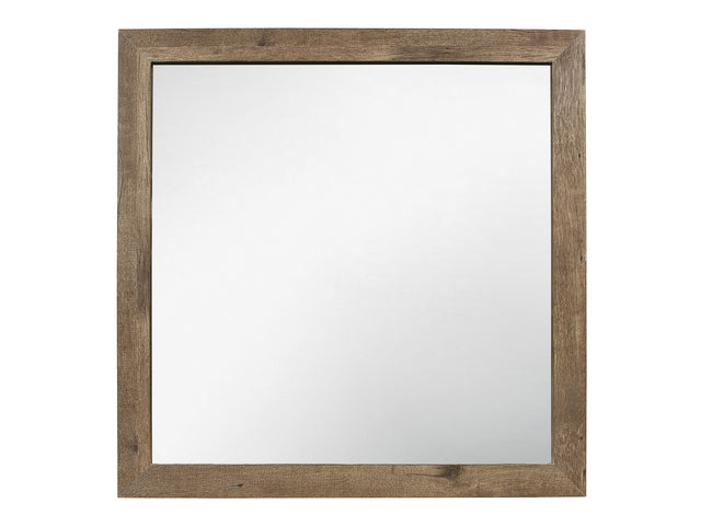 Mandan Weathered Pine Mirror - Ornate Home