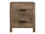 Mandan Weathered Pine Nightstand - Ornate Home
