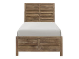 Mandan Weathered Pine Twin Bed - Ornate Home