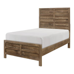 Mandan Weathered Pine Twin Bed - Ornate Home