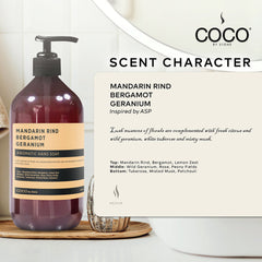 Mandarin Rind | Bergamot | Geranium Hand Soap - Ornate Home