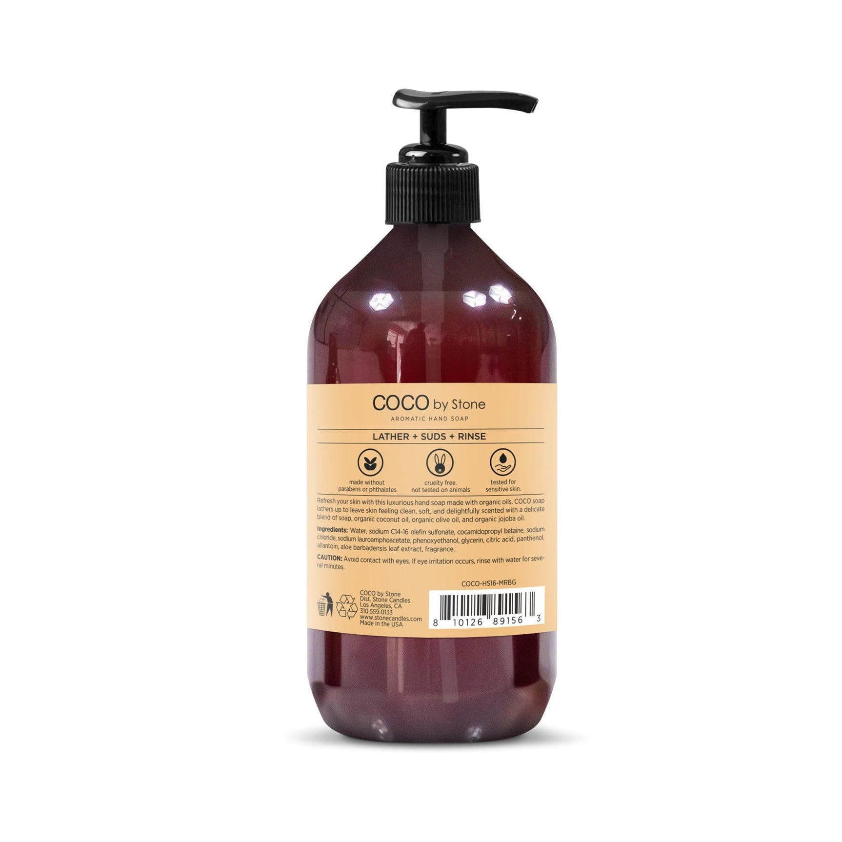 Mandarin Rind | Bergamot | Geranium Hand Soap - Ornate Home