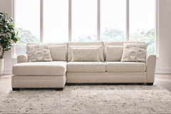 Mandi Point Marble 2-Piece Sectional Sofa Left-Facing Chaise - Ornate Home