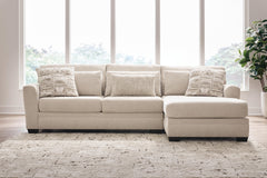 Mandi Point Marble 2-Piece Sectional Sofa Right-Facing Chaise - Ornate Home