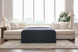 Mandi Point Marble 3-Piece Double Chaise Sleeper Sectional