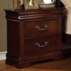 Mandura Cherry 5 Pc. Queen Bedroom Set w/ 2NS - Ornate Home