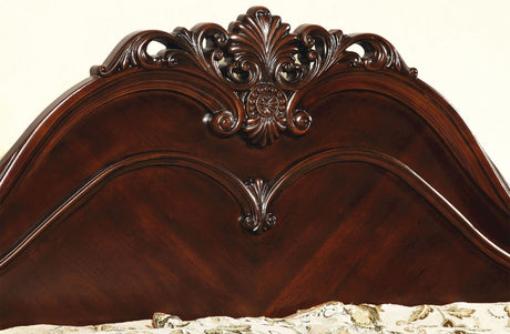 Mandura Cherry 5 Pc. Queen Bedroom Set w/ Chest - Ornate Home