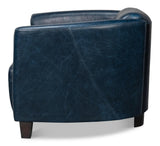 Mandy Blue Arm Chair - Ornate Home
