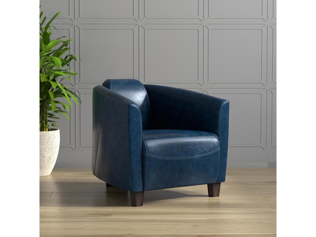 Mandy Blue Arm Chair - Ornate Home