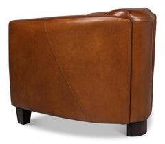 Mandy Brown Arm Chair - Ornate Home