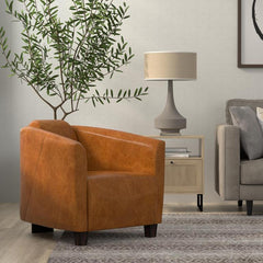 Mandy Cuba Brown Arm Chair - Ornate Home