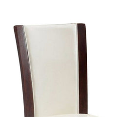Manhattan Dark Cherry/White Side Chair (Set of 2) - Ornate Home