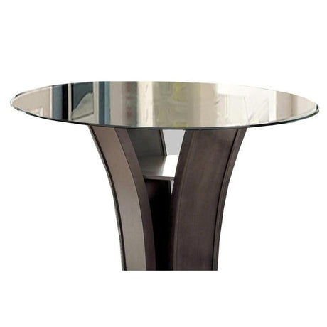 Manhattan Gray Round Counter Height Table - Ornate Home
