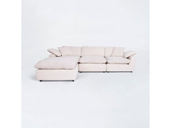 Manhattan Sand Linen Modular Sectional / 4pc - Cloud II - Ornate Home