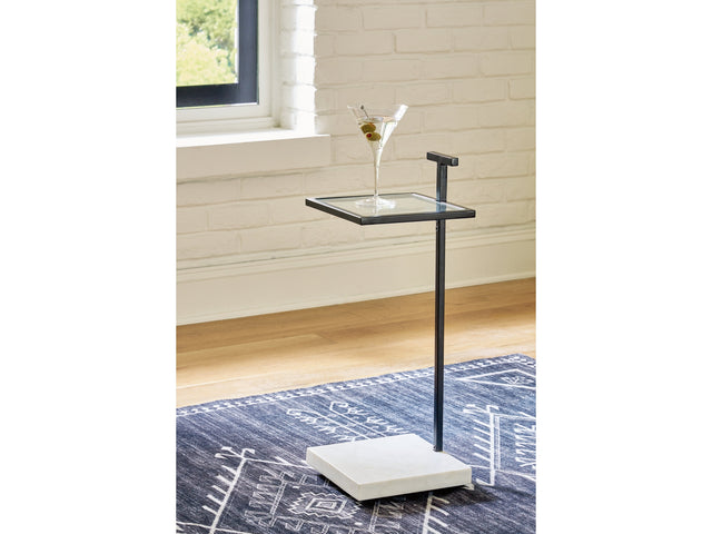 Mannill Black/White Accent Table (Online Special Price) - Ornate Home