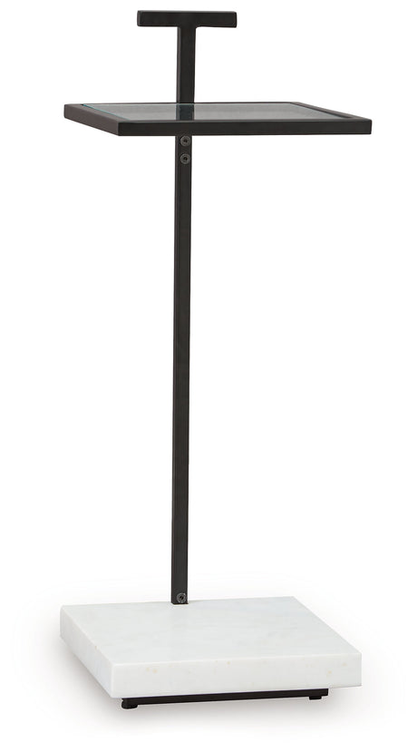 Mannill Black/White Accent Table - Ornate Home