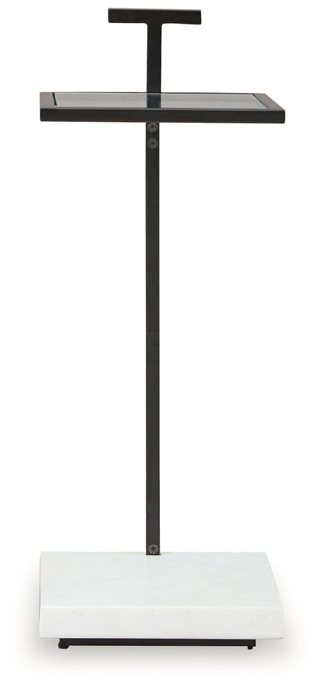 Mannill Black/White Accent Table - Ornate Home