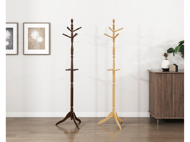 Manny Dark Brown Coat Rack - Ornate Home