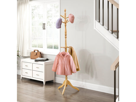 Manny Natural Coat Rack - Ornate Home