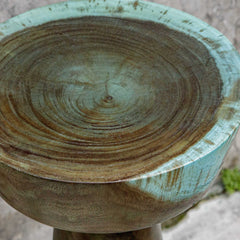 Mano Blue-Green Drink Table - Ornate Home