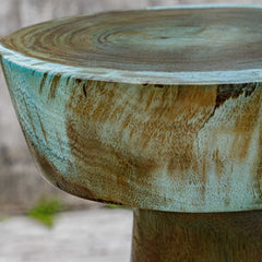 Mano Blue-Green Drink Table - Ornate Home