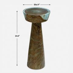 Mano Blue-Green Drink Table - Ornate Home