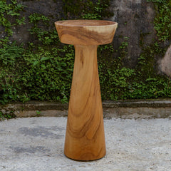 Mano Woodtone Natural Drink Table - Ornate Home
