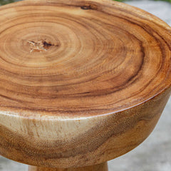Mano Woodtone Natural Drink Table - Ornate Home