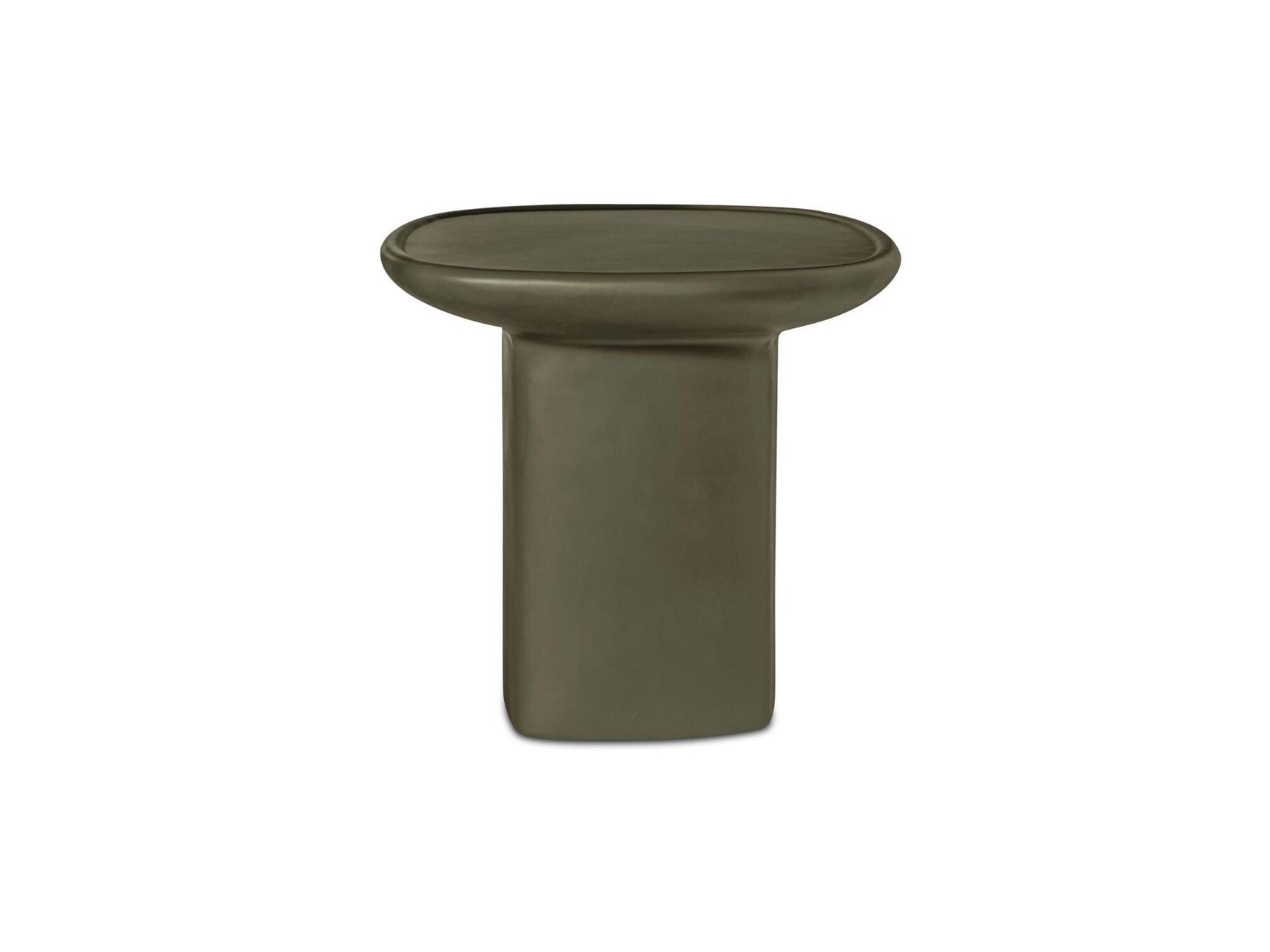 Manon Deep Green Outdoor Side Table - Ornate Home