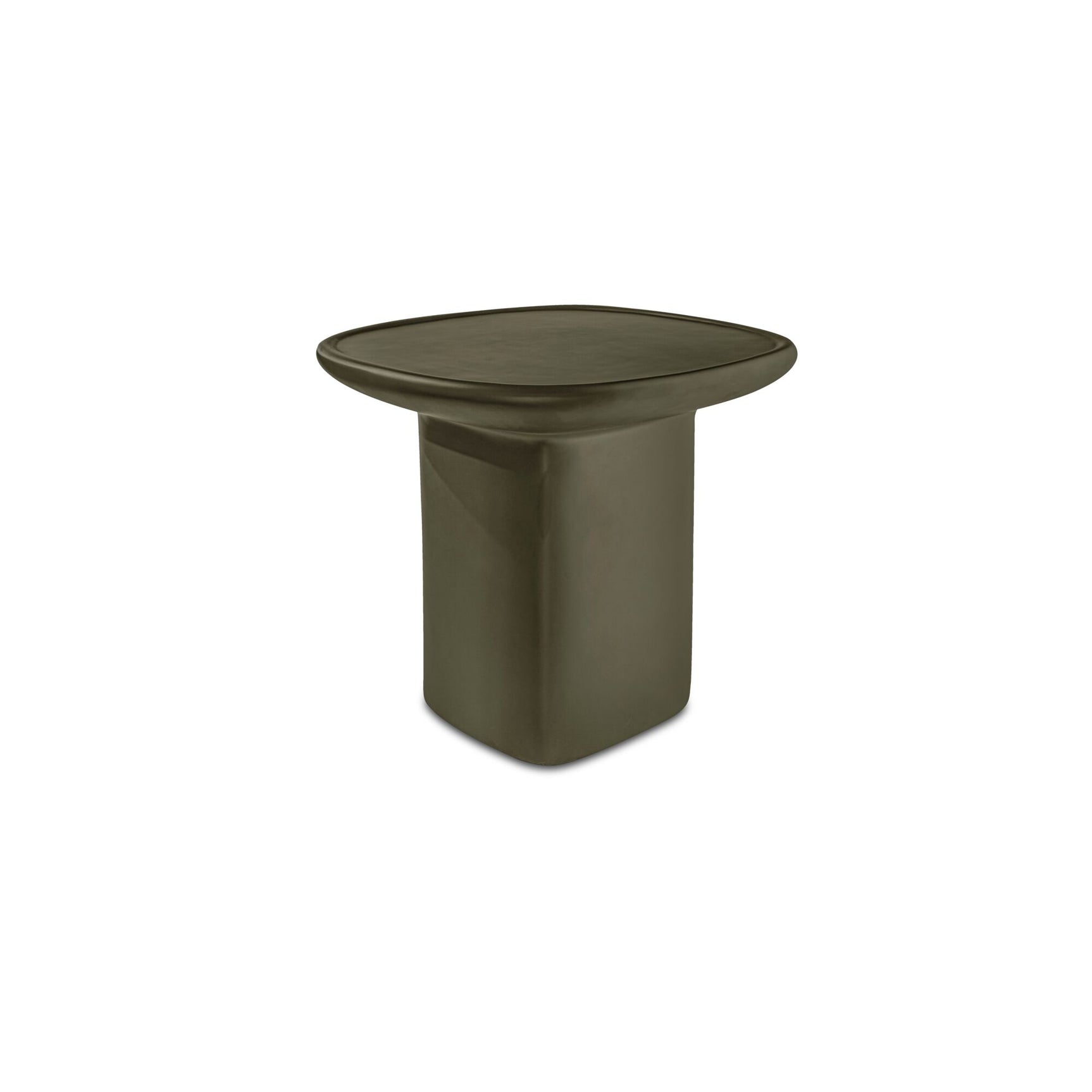 Manon Deep Green Outdoor Side Table - Ornate Home