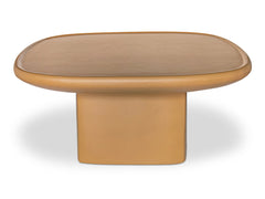 Manon Deep Yellow Outdoor Coffee Table - Ornate Home