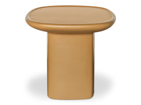 Manon Deep Yellow Outdoor Side Table - Ornate Home