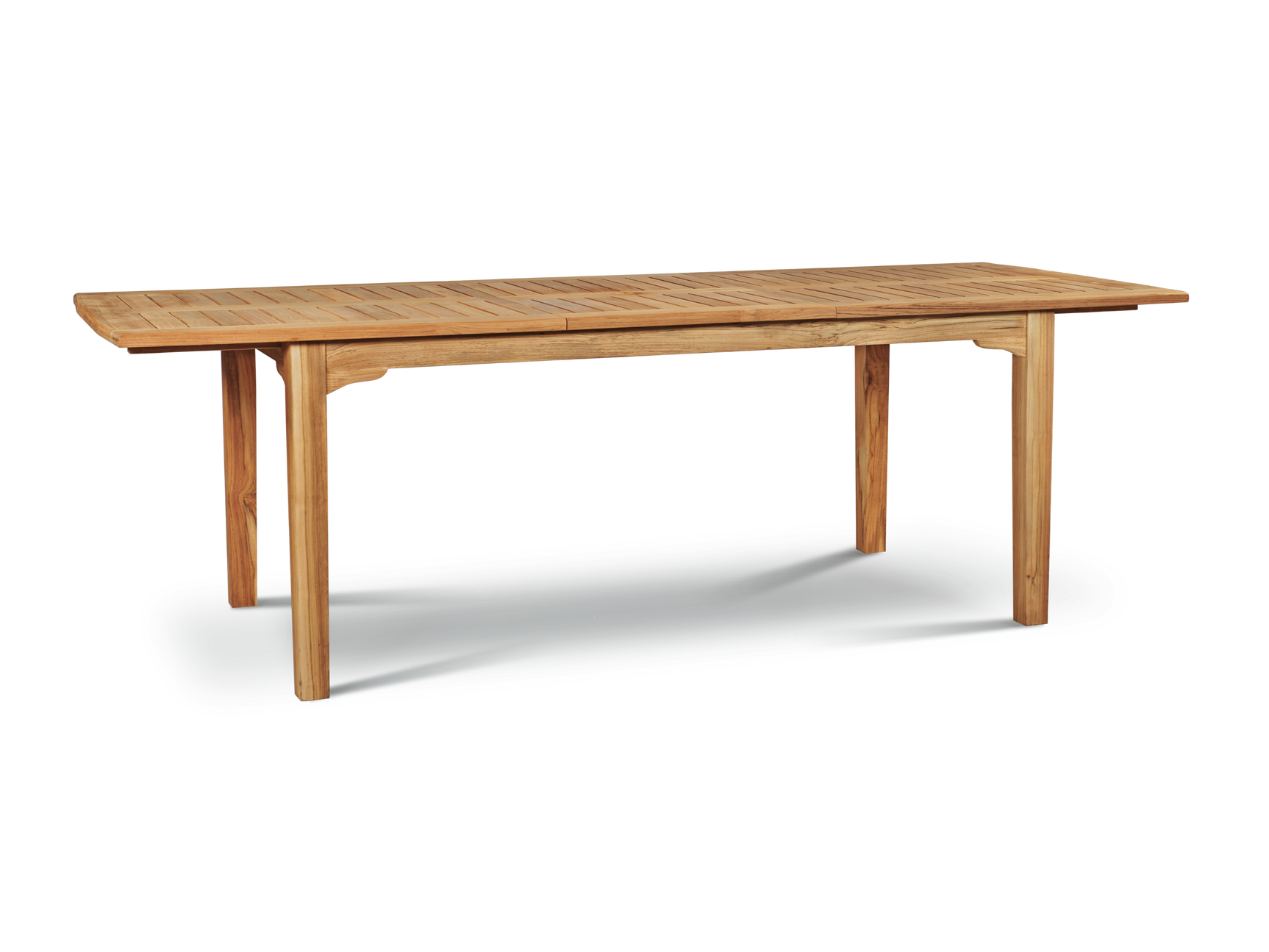 Manorhouse 7-Piece Rectangular Teak Outdoor Dining Set with Extendable Table and Stacking Armchairs - Ornate Home